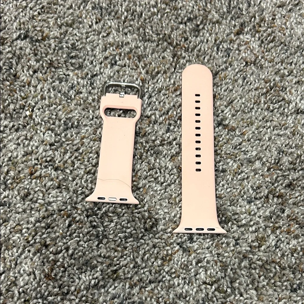 SHEIN Blush Silicone Watch Strap